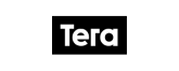 Logo da empresa Tera composta por um fundo preto e o nome "Tera" escrito em branco.